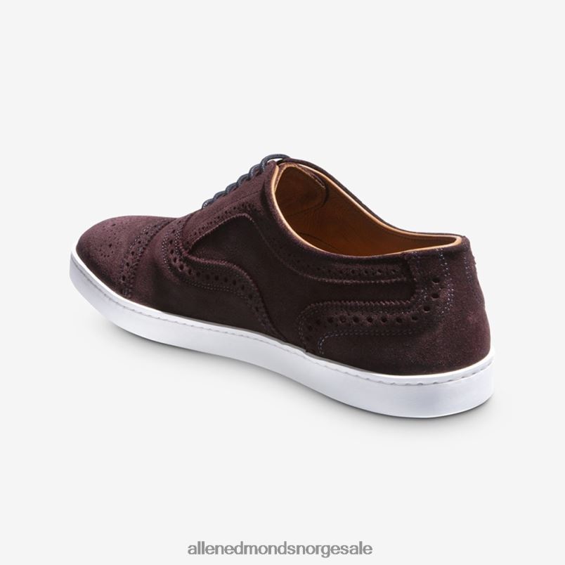 nei Allen Edmonds menn strand oxford joggesko burgunder semsket skinn 64B6Z242