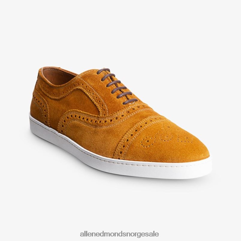 nei Allen Edmonds menn strand oxford joggesko gurkemeie semsket skinn 64B6Z13
