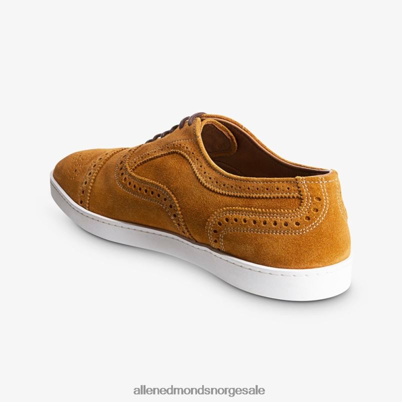 nei Allen Edmonds menn strand oxford joggesko gurkemeie semsket skinn 64B6Z13