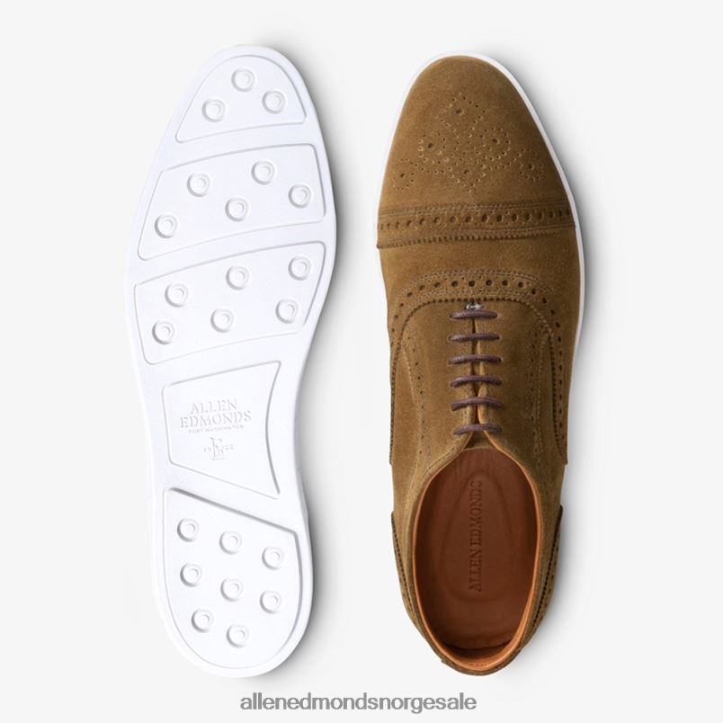 nei Allen Edmonds menn strand oxford joggesko kapers semsket skinn 64B6Z240