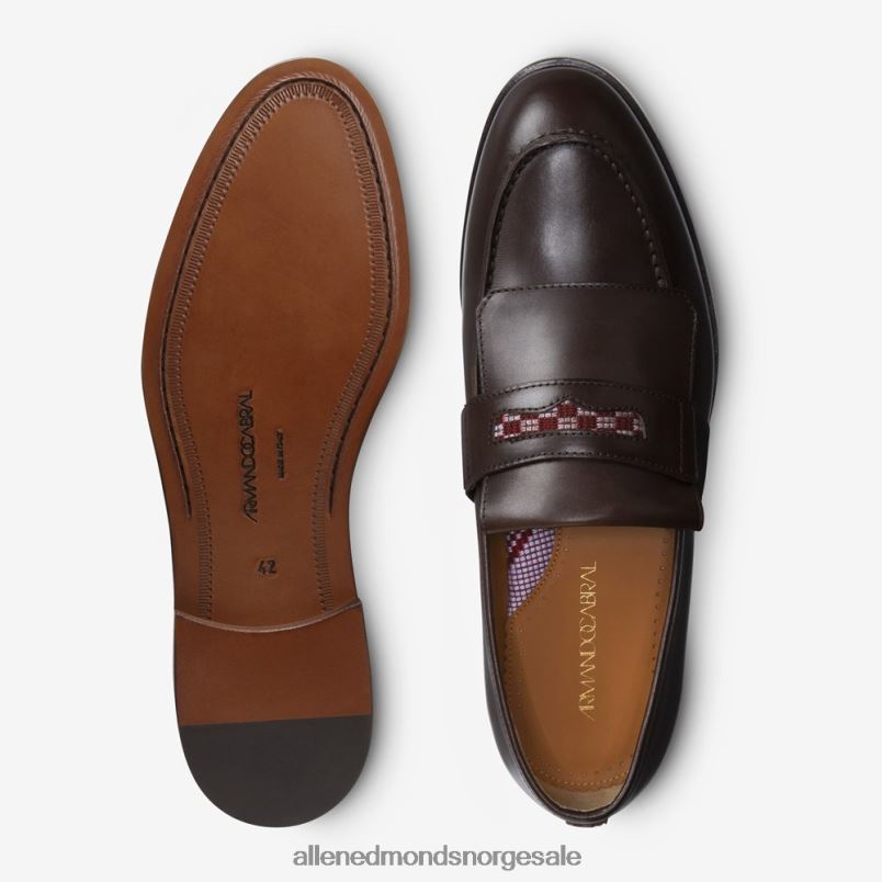 nei Allen Edmonds menn bissau kjole loafer fra Armando cabral konjakk 64B6Z126
