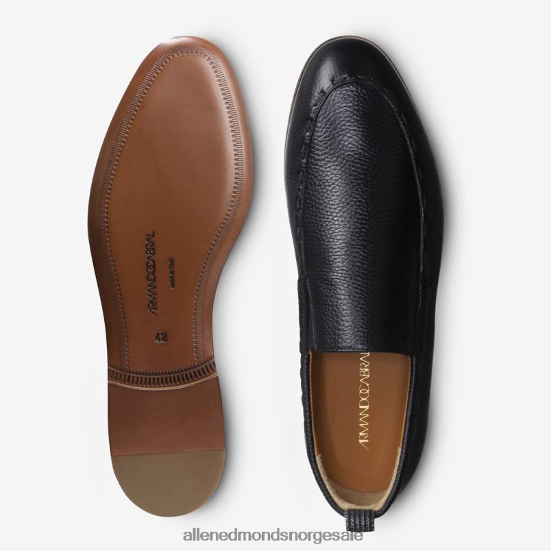 nei Allen Edmonds menn bula casual loafer fra Armando cabral svart 64B6Z463