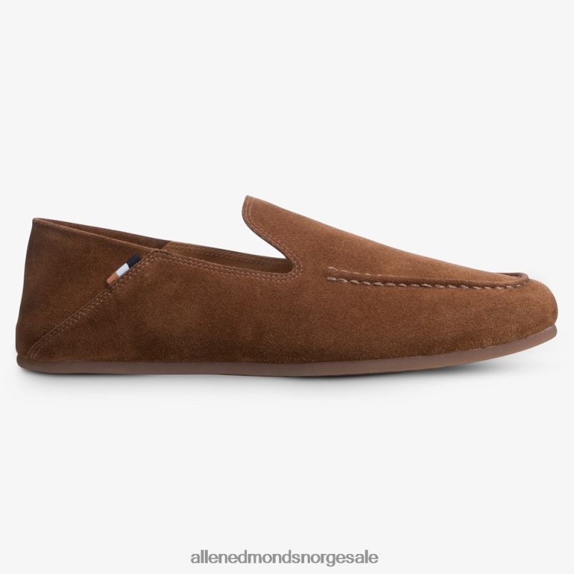 nei Allen Edmonds menn scarsdale slip-on loafer saft brun 64B6Z422
