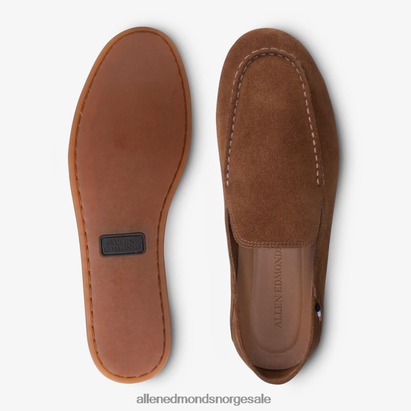 nei Allen Edmonds menn scarsdale slip-on loafer saft brun 64B6Z422