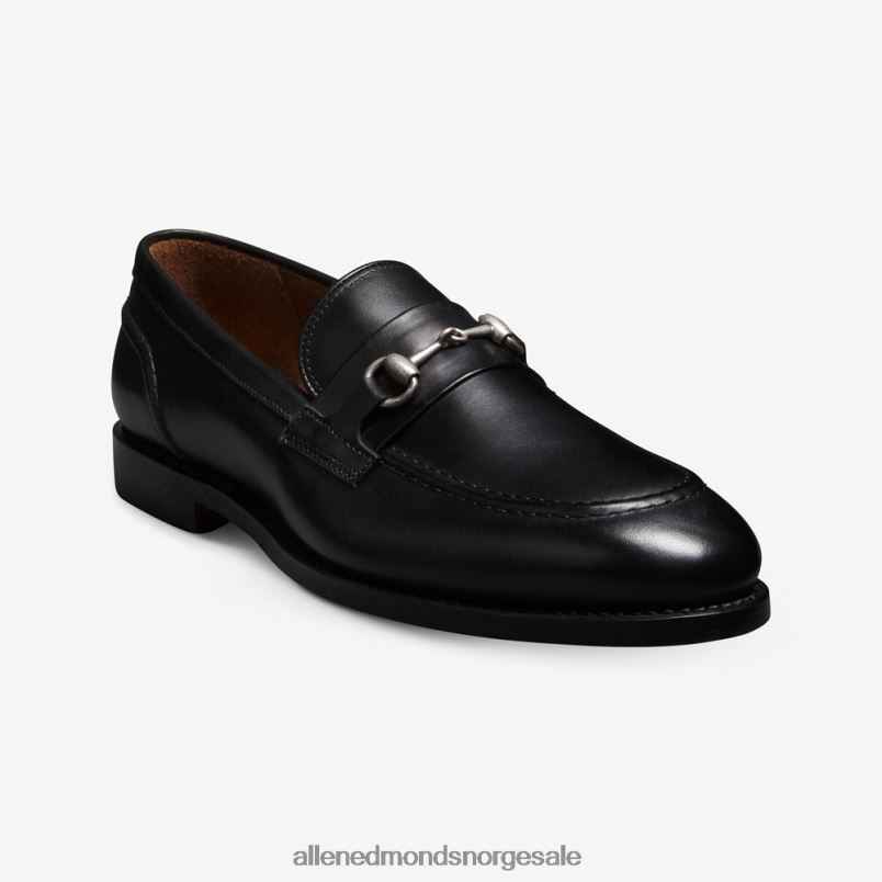 nei Allen Edmonds menn randolph bit loafer Svart lær 64B6Z7