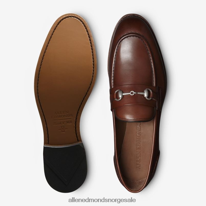 nei Allen Edmonds menn randolph bit loafer chili skinn 64B6Z189