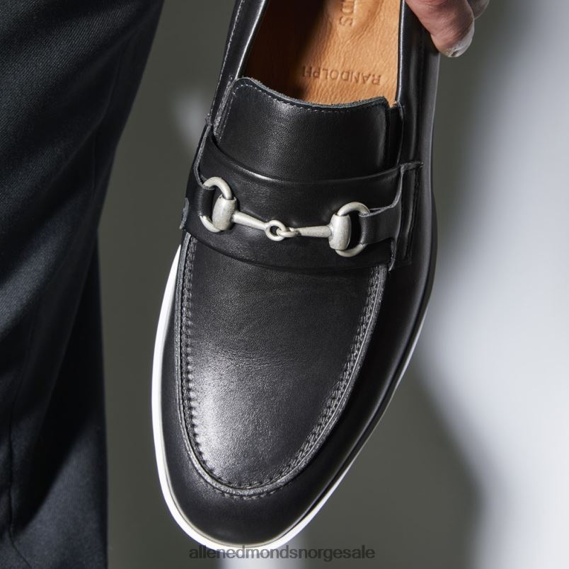 nei Allen Edmonds menn randolph bit slip-on joggesko Svart lær 64B6Z205