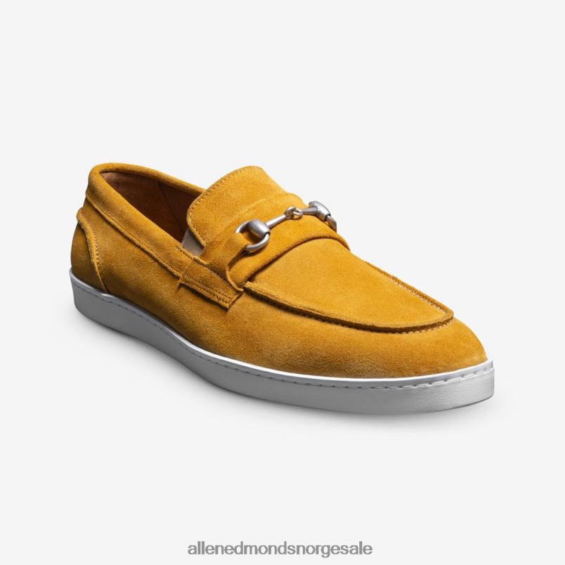 nei Allen Edmonds menn randolph bit slip-on joggesko gult semsket skinn 64B6Z203