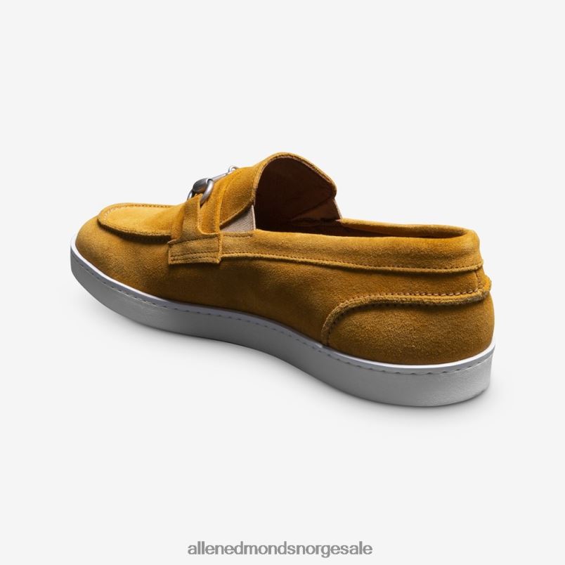nei Allen Edmonds menn randolph bit slip-on joggesko gult semsket skinn 64B6Z203