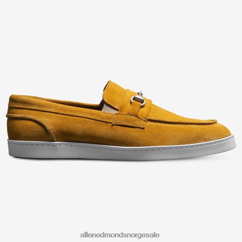 nei Allen Edmonds menn randolph bit slip-on joggesko gult semsket skinn 64B6Z203