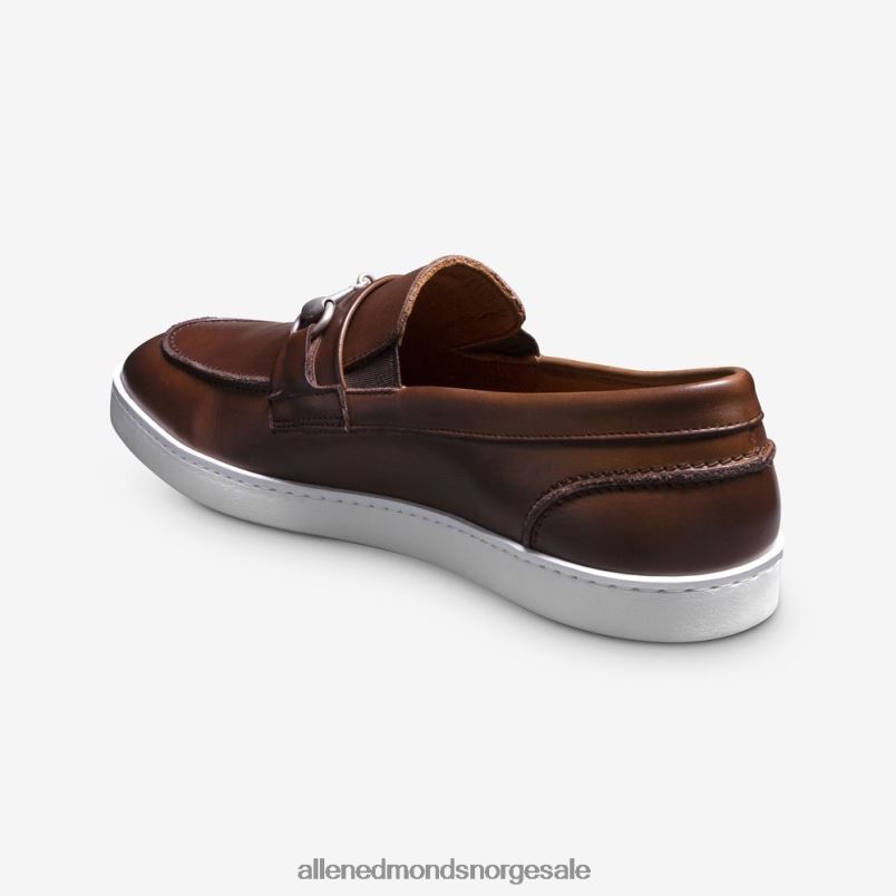 nei Allen Edmonds menn randolph bit slip-on joggesko mahogni skinn 64B6Z8