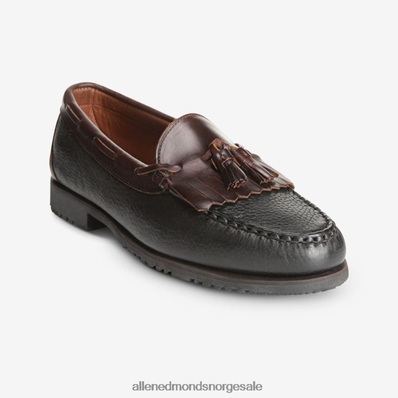 nei Allen Edmonds menn nashua dusk loafer svart brun 64B6Z440