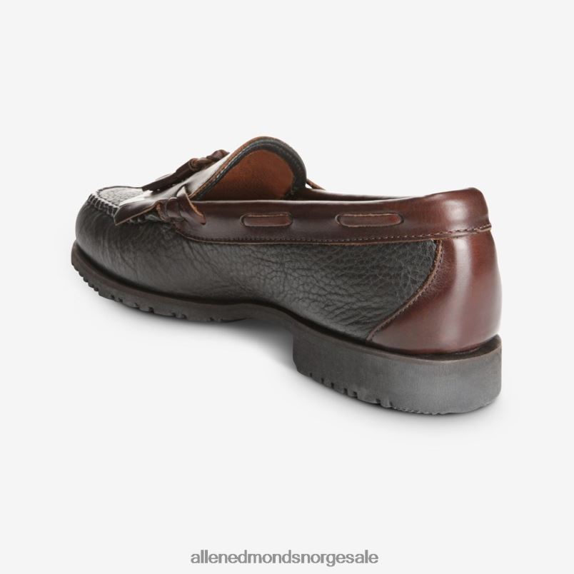 nei Allen Edmonds menn nashua dusk loafer svart brun 64B6Z440