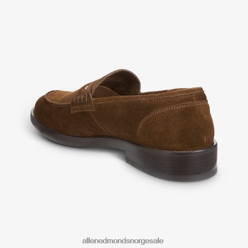 nei Allen Edmonds menn bolama penny loafer i semsket skinn fra Armando cabral brun 64B6Z125