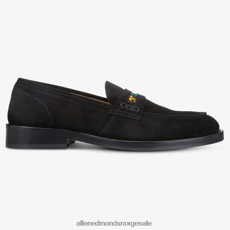 nei Allen Edmonds menn bolama penny loafer i semsket skinn fra Armando cabral svart 64B6Z464
