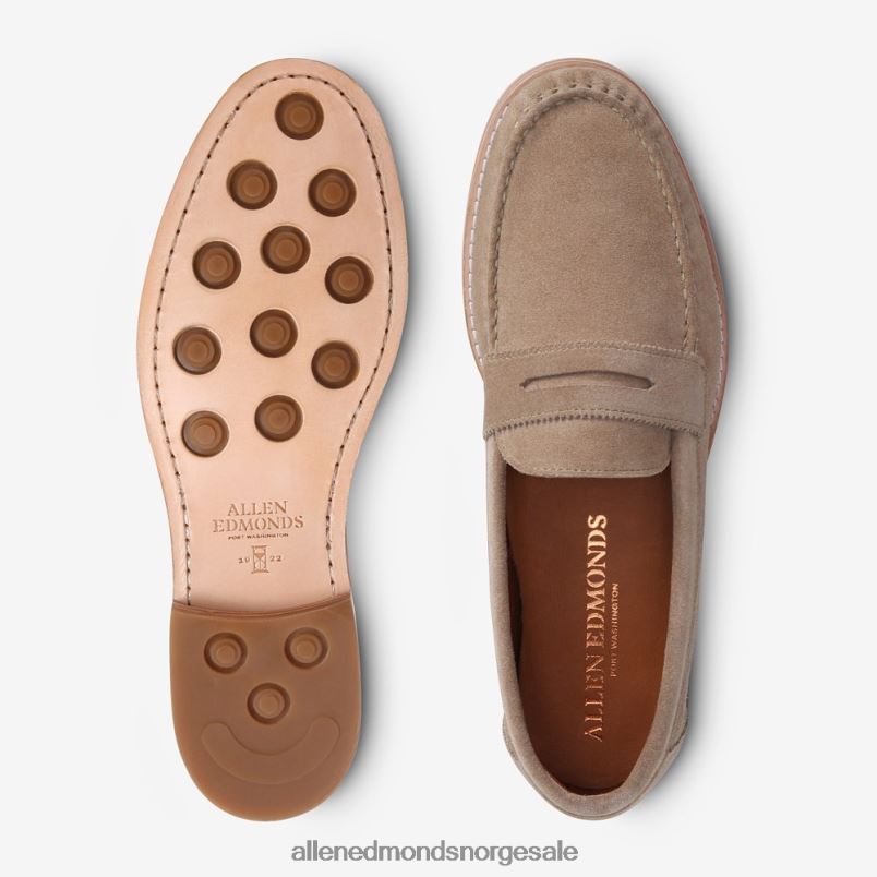 nei Allen Edmonds menn dylan penny loafer bein semsket skinn 64B6Z349