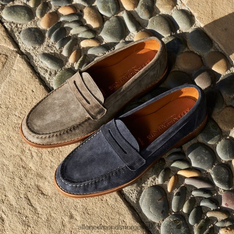nei Allen Edmonds menn dylan penny loafer marineblå semsket skinn 64B6Z350