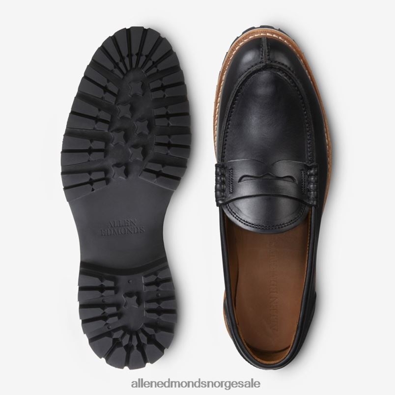 nei Allen Edmonds menn freeport signatur penny loafer Svart lær 64B6Z86