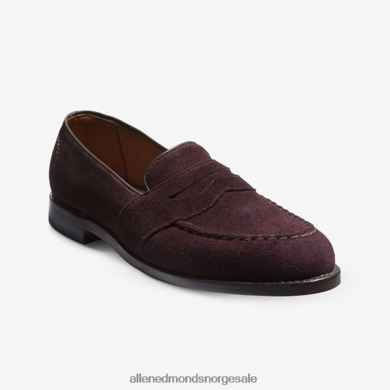 nei Allen Edmonds menn randolph penny loafer burgunder semsket skinn 64B6Z35