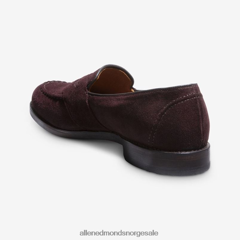 nei Allen Edmonds menn randolph penny loafer burgunder semsket skinn 64B6Z35