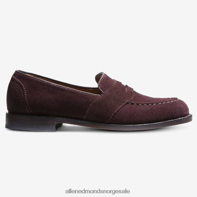 nei Allen Edmonds menn randolph penny loafer burgunder semsket skinn 64B6Z35