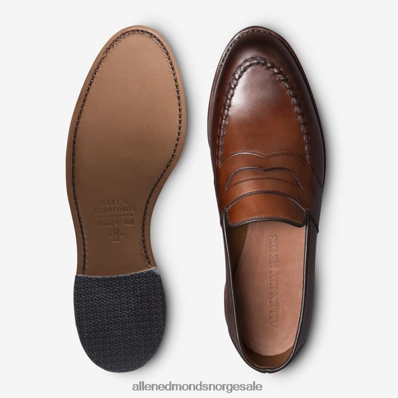 nei Allen Edmonds menn randolph penny loafer mørk chili 64B6Z90