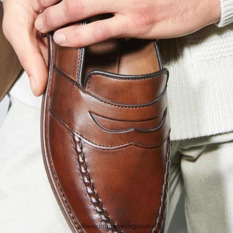 nei Allen Edmonds menn randolph penny loafer mørk chili 64B6Z90