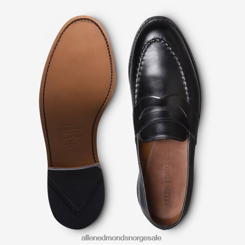 nei Allen Edmonds menn randolph penny loafer svart 64B6Z88