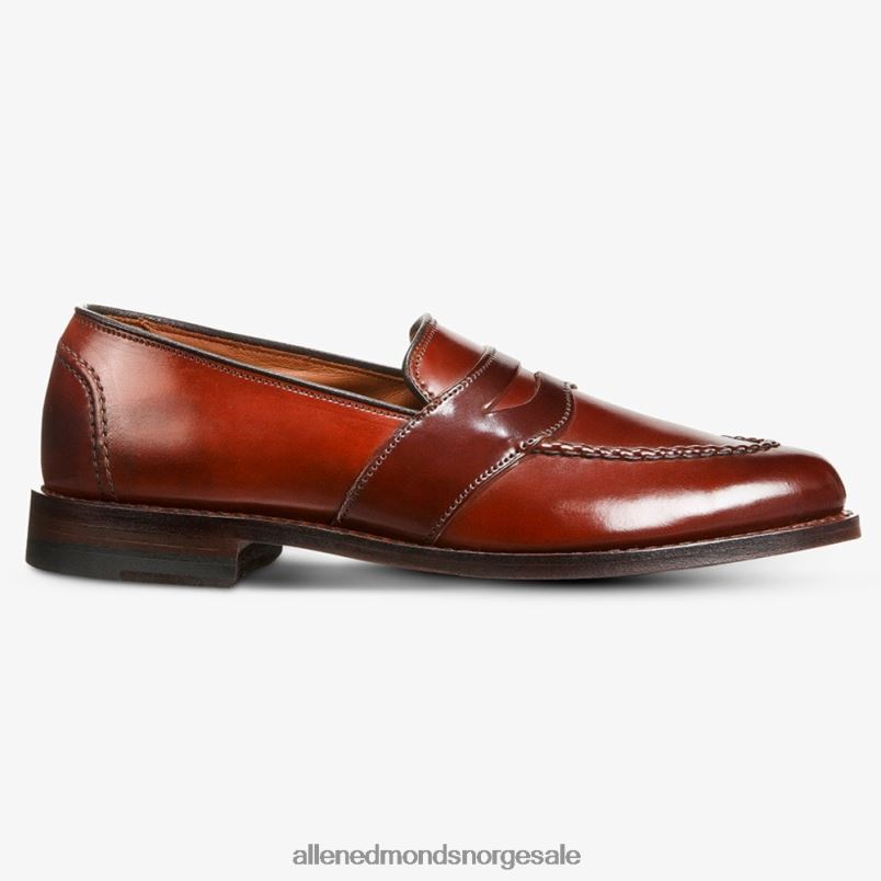 nei Allen Edmonds menn randolph shell cordovan penny loafer chili cordovan 64B6Z302