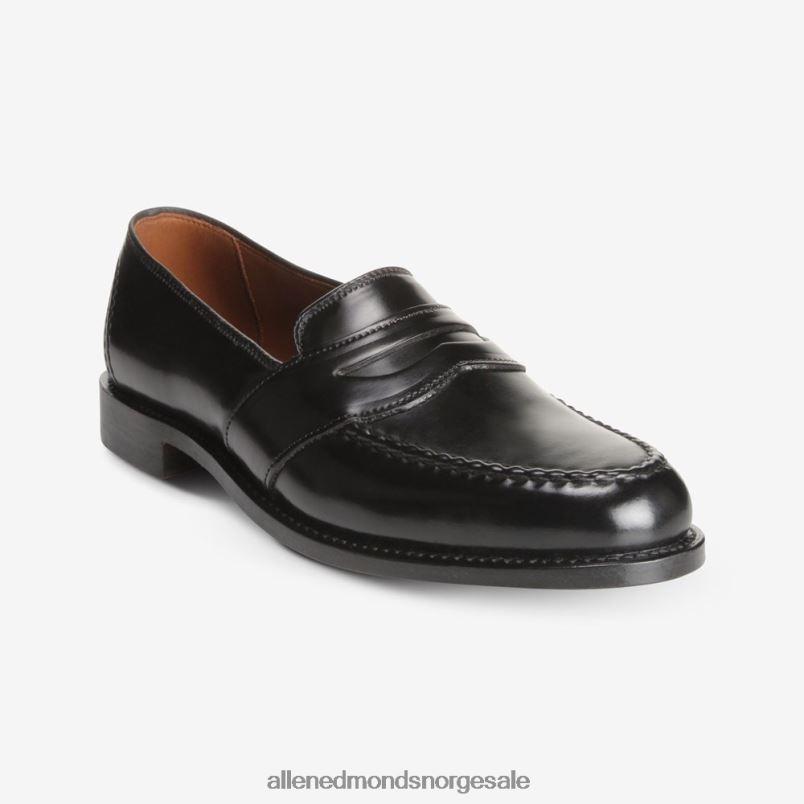 nei Allen Edmonds menn randolph shell cordovan penny loafer svart cordovan 64B6Z34