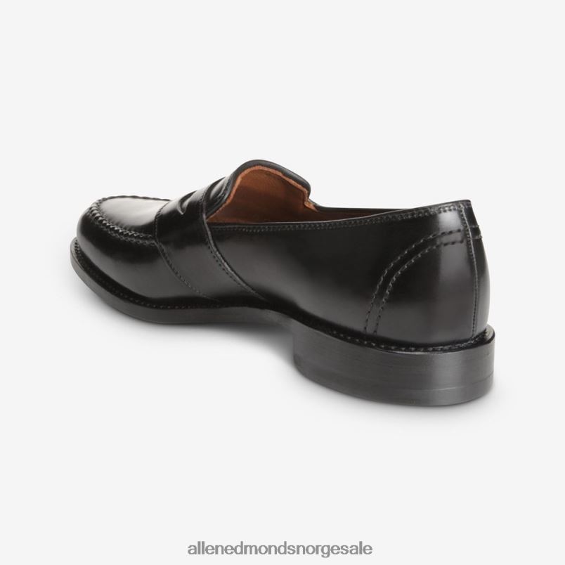 nei Allen Edmonds menn randolph shell cordovan penny loafer svart cordovan 64B6Z34