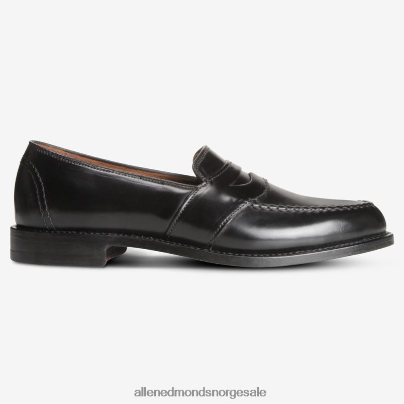 nei Allen Edmonds menn randolph shell cordovan penny loafer svart cordovan 64B6Z34