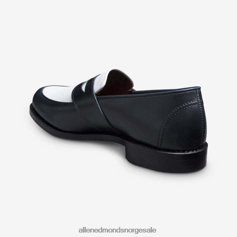 nei Allen Edmonds menn randolph tilskuer penny loafer marine/hvitt skinn 64B6Z171