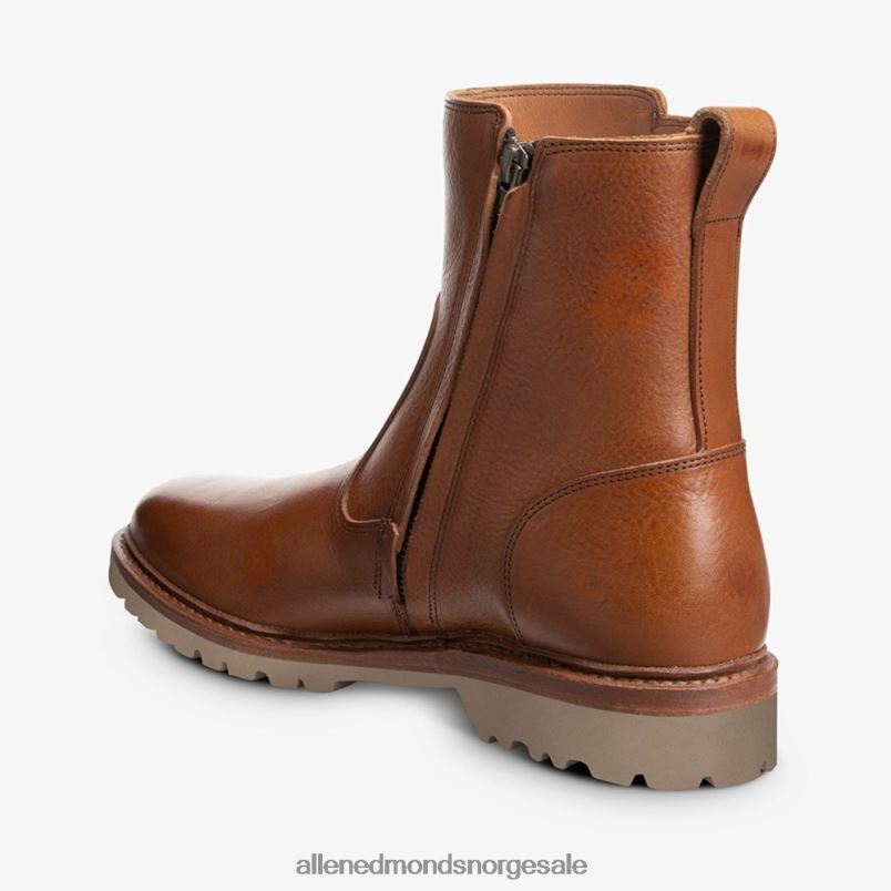 nei Allen Edmonds menn Discovery moto støvel konjakk 64B6Z427