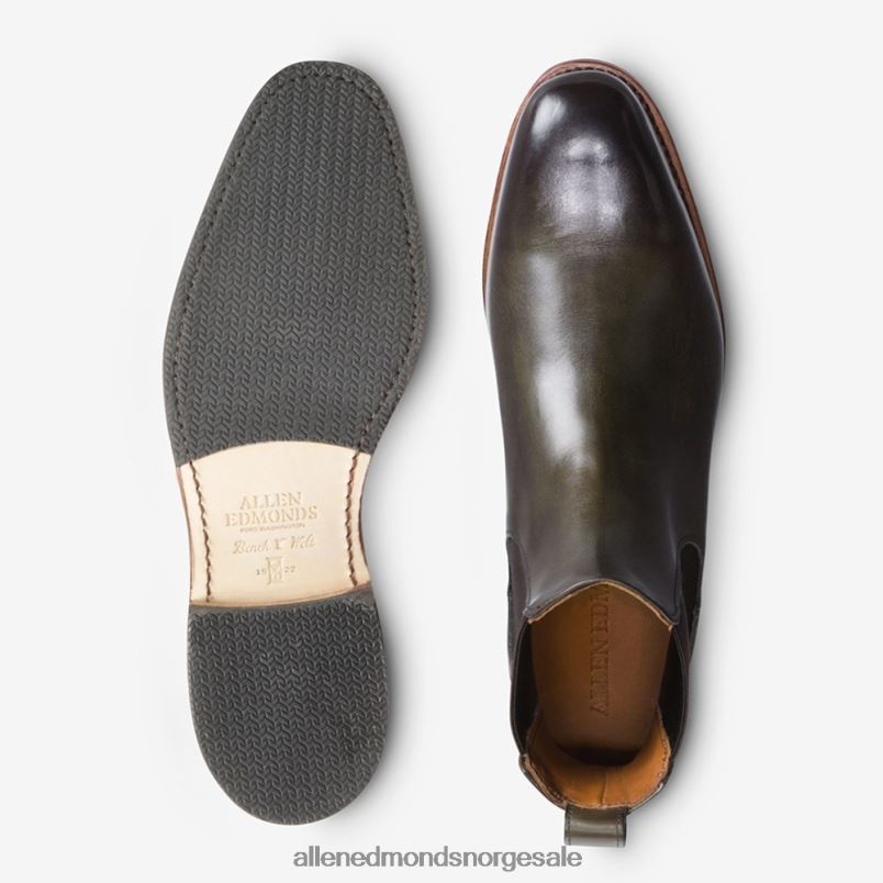 nei Allen Edmonds menn liverpool chelsea kjole støvel oliven 64B6Z104