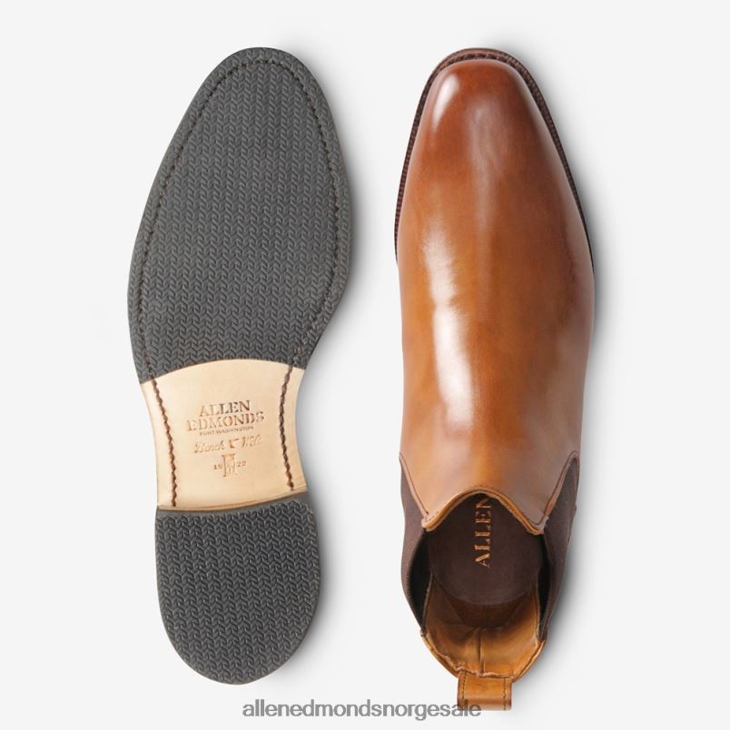 nei Allen Edmonds menn liverpool chelsea kjole støvel valnøtt brun 64B6Z466