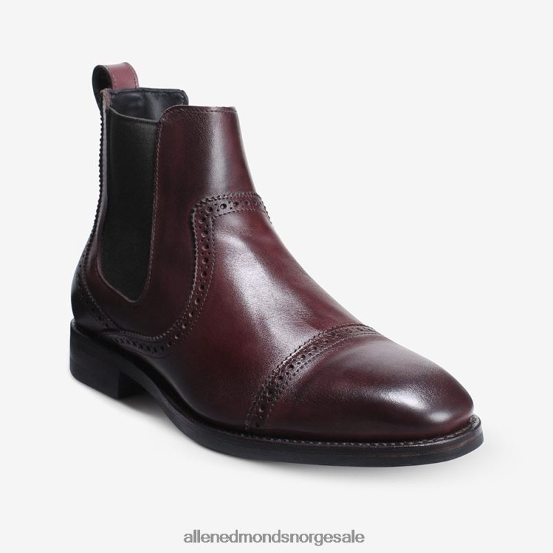 nei Allen Edmonds menn lombard chelsea kjole støvel merlot 64B6Z475