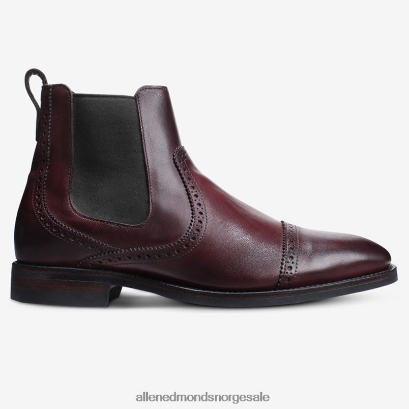 nei Allen Edmonds menn lombard chelsea kjole støvel merlot 64B6Z475