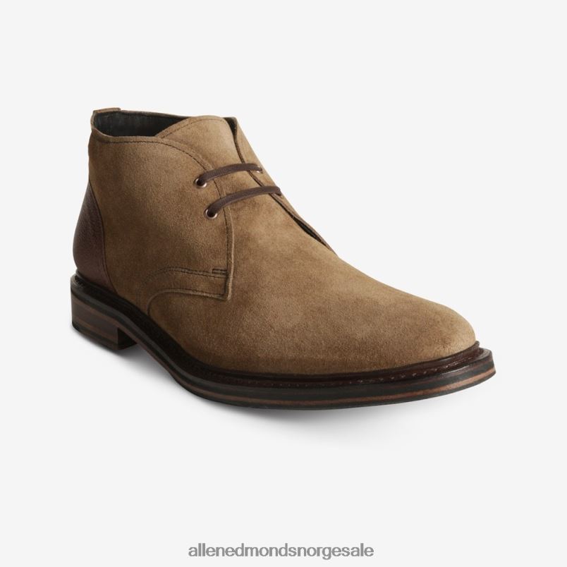 nei Allen Edmonds menn cyrus chukka støvel lysebrunt semsket skinn 64B6Z150
