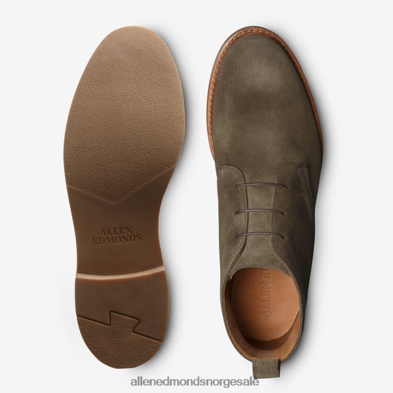 nei Allen Edmonds menn denali chukka støvel loden semsket skinn 64B6Z485