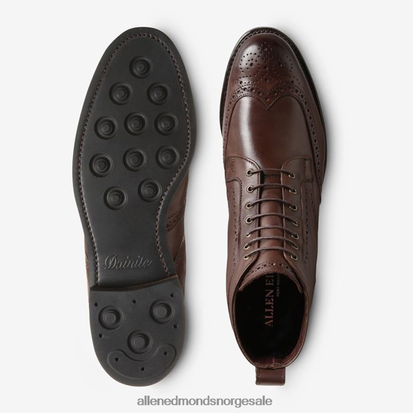 nei Allen Edmonds menn dalton værbestandig kjolestøvel med dainite gummisåle brun 64B6Z134