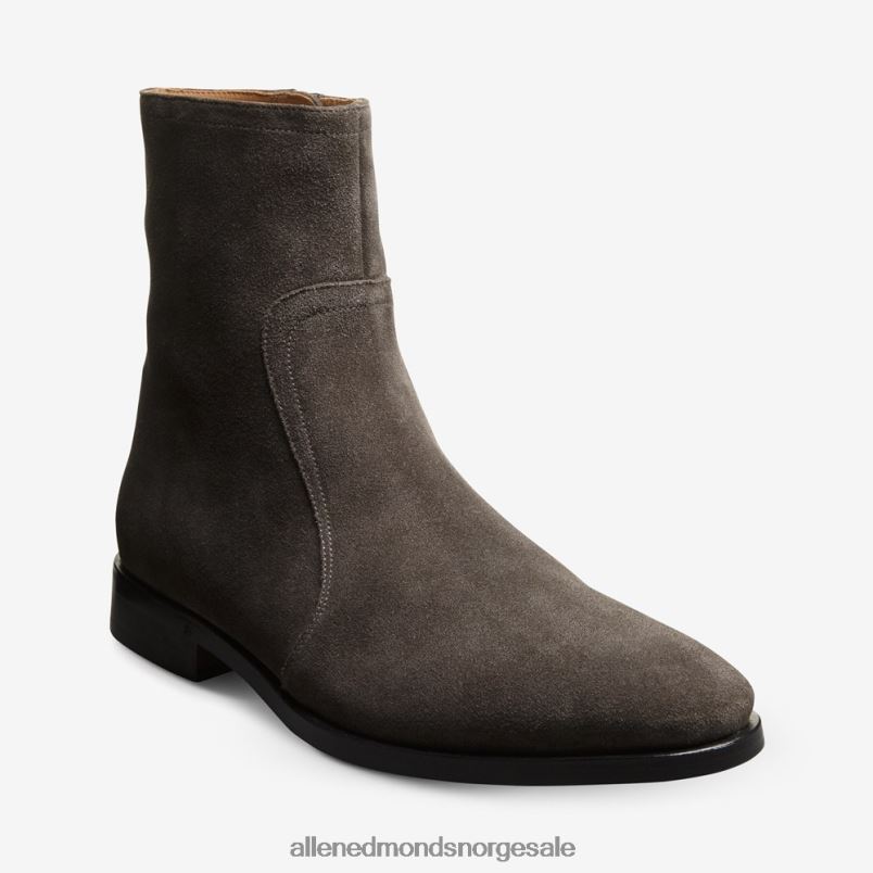 nei Allen Edmonds menn siena støvel med glidelås grå semsket skinn 64B6Z491