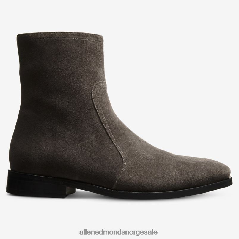 nei Allen Edmonds menn siena støvel med glidelås grå semsket skinn 64B6Z491
