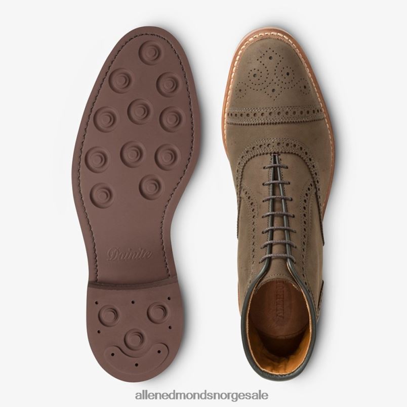 nei Allen Edmonds menn Hamilton værbestandig oxford-kjolestøvel brun nubuck 64B6Z343