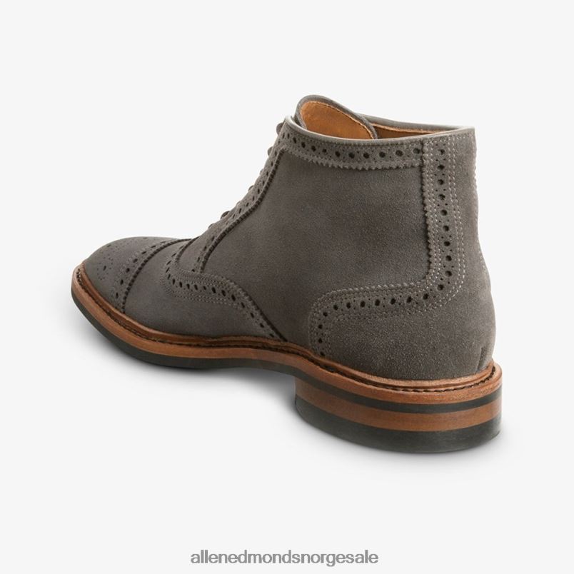 nei Allen Edmonds menn Hamilton værbestandig oxford-kjolestøvel magnet grå semsket skinn 64B6Z342