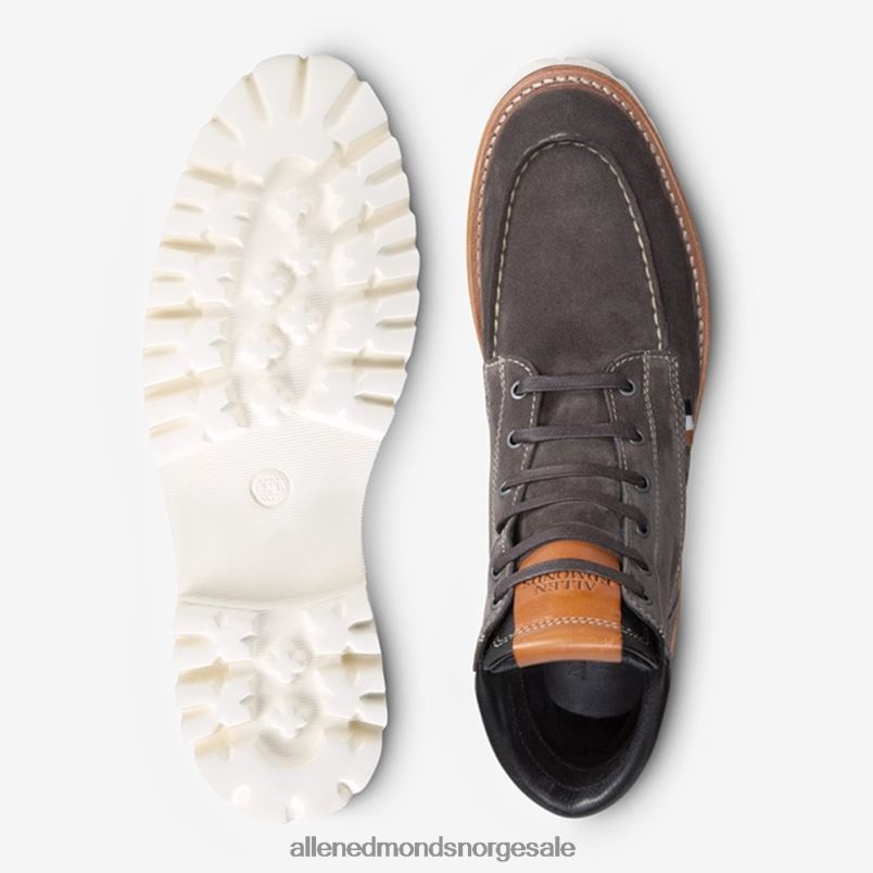 nei Allen Edmonds menn Silverlake snørestøvel grå semsket skinn 64B6Z98
