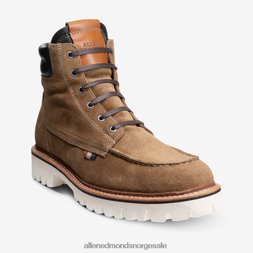 nei Allen Edmonds menn Silverlake snørestøvel lysebrunt semsket skinn 64B6Z437