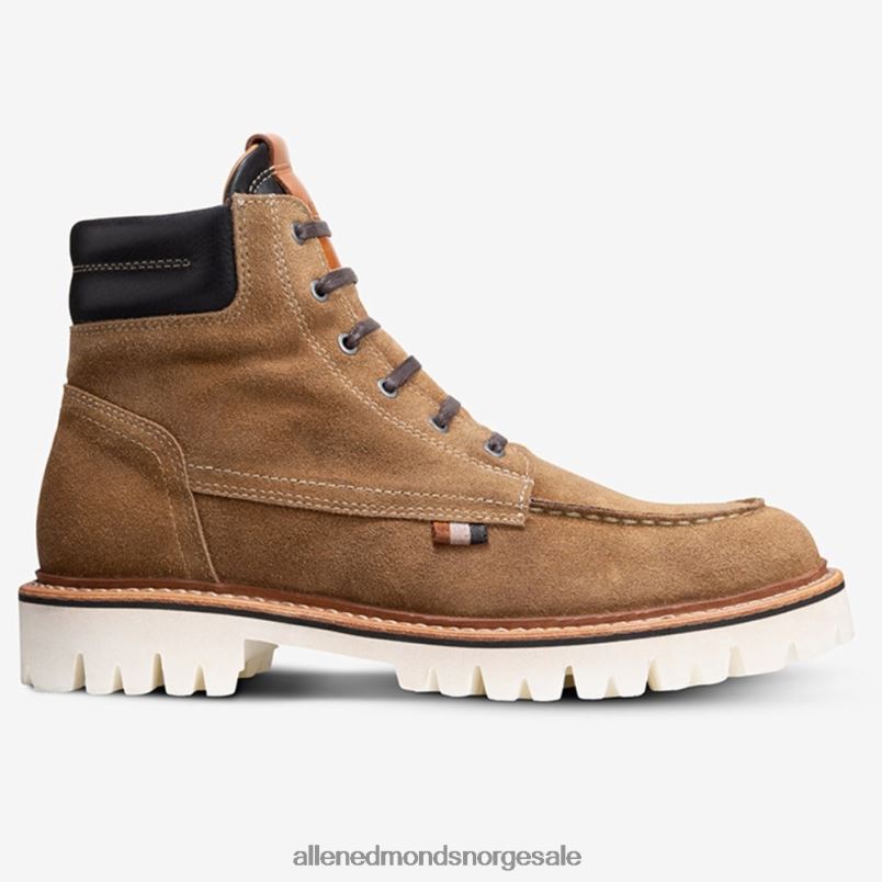 nei Allen Edmonds menn Silverlake snørestøvel lysebrunt semsket skinn 64B6Z437