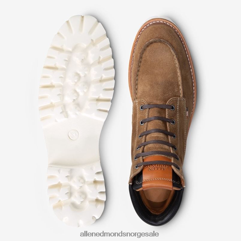 nei Allen Edmonds menn Silverlake snørestøvel lysebrunt semsket skinn 64B6Z437