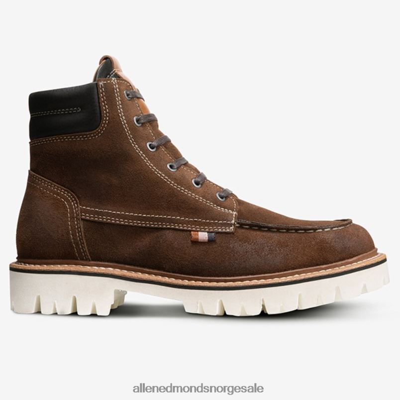 nei Allen Edmonds menn Silverlake snørestøvel snus brun semsket skinn 64B6Z436